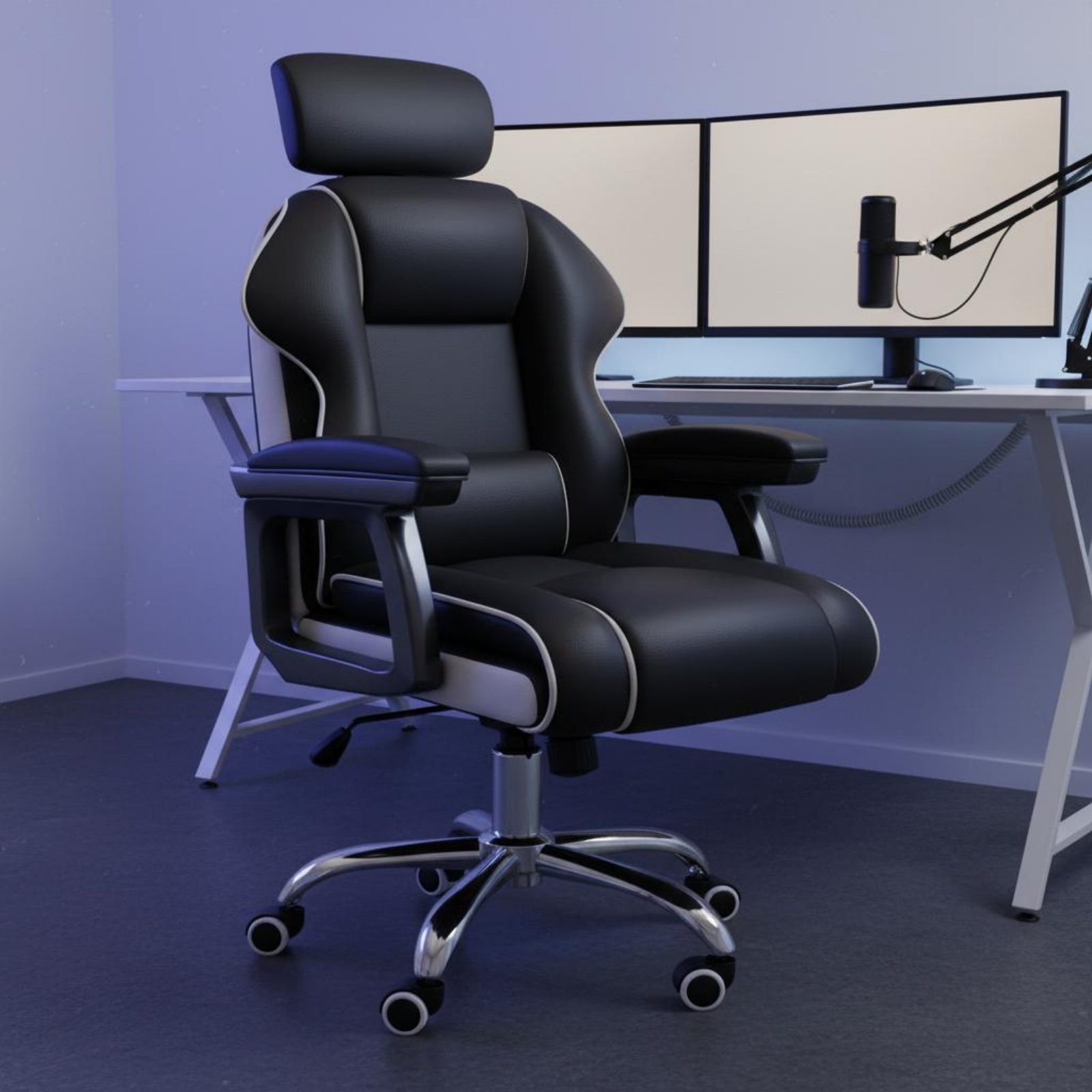 Office Furniture - كرسي ألعاب مريح قابل لتعديل الارتفاع،