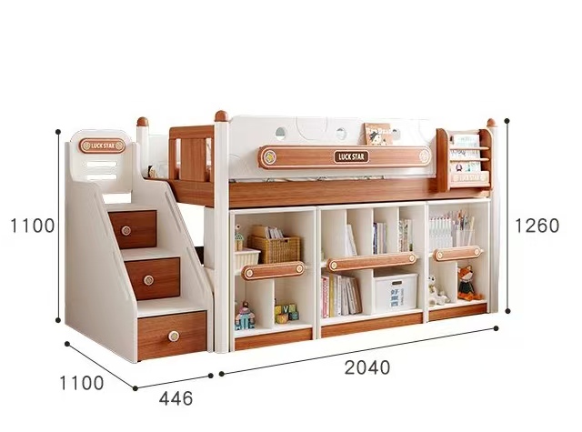 # سرير بطابقين خشبي من الخشب ا - مراجعة Bunk Bed With Stairs And Slide وسعره