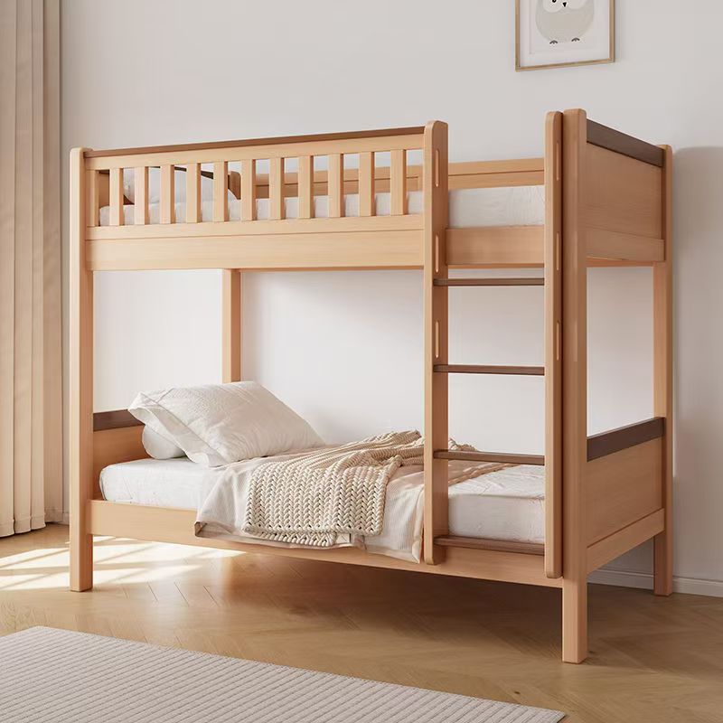 سرير بطابقين خشبي من خشب البلو - مراجعة Bunk Bed With Stairs And Slide وسعره