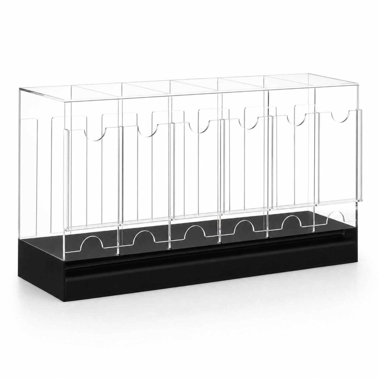 صندوق عرض بطاقات مقسم، بدون غط - مراجعة Storage وسعره
