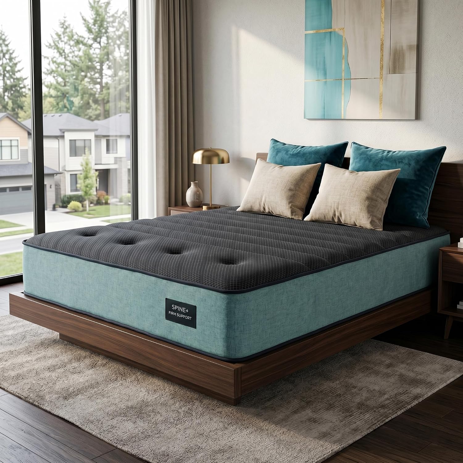 مرتبة كوين فائقة الصلابة مقاس  - مراجعة Memory Foam Mattress In A Box Queen وسعره