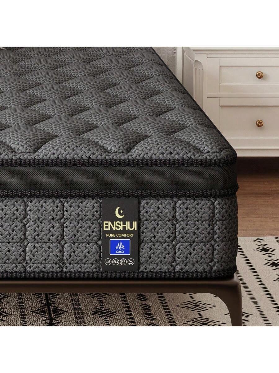 مرتبة هجينة بمقاس 12/14 بوصة،  - مراجعة Memory Foam Mattress In A Box Queen وسعره