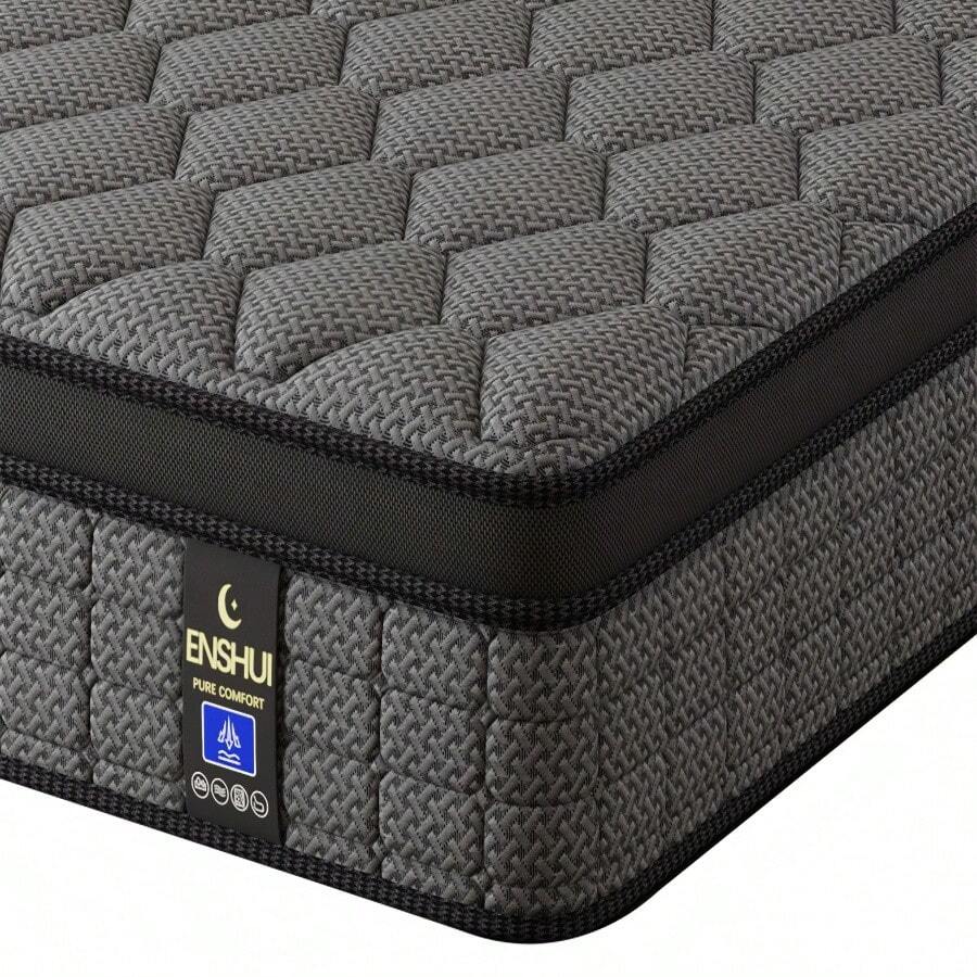 مرتبة هجينة بمقاس 12/14 بوصة،  - مراجعة Memory Foam Mattress In A Box Queen وسعره